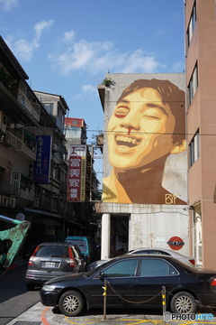 The alley in Taipei