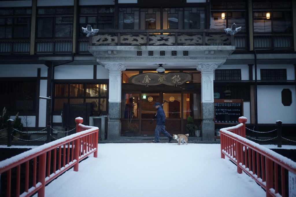 雪の朝 Heligon 35mm f2.8