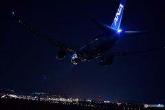 伊丹 千里川の夜