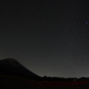 富士山と星空