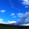雲に抱かれて