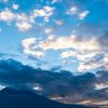 富士山と雲