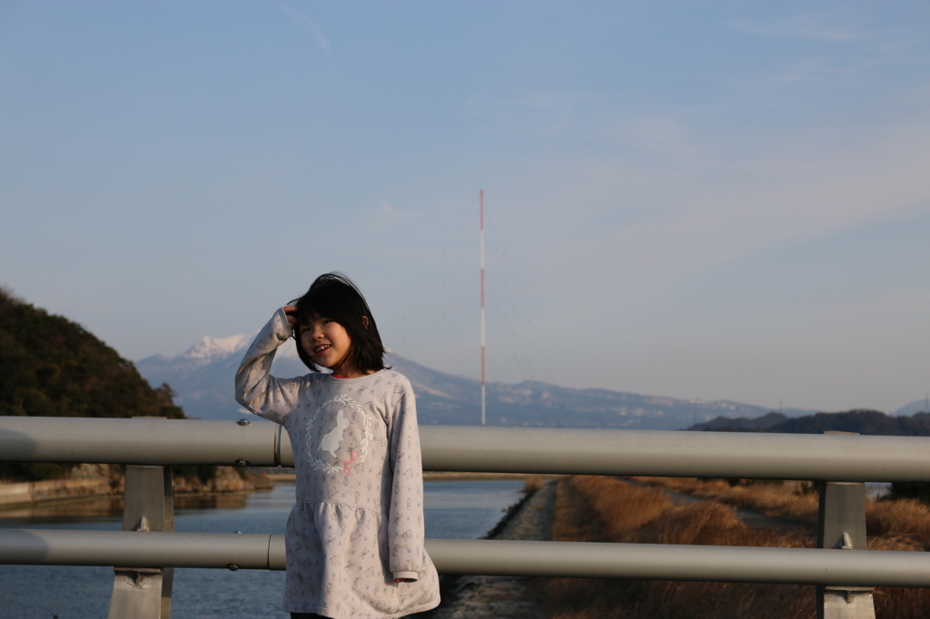 大山よりも私を撮って