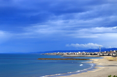 冬のリゾートビーチ