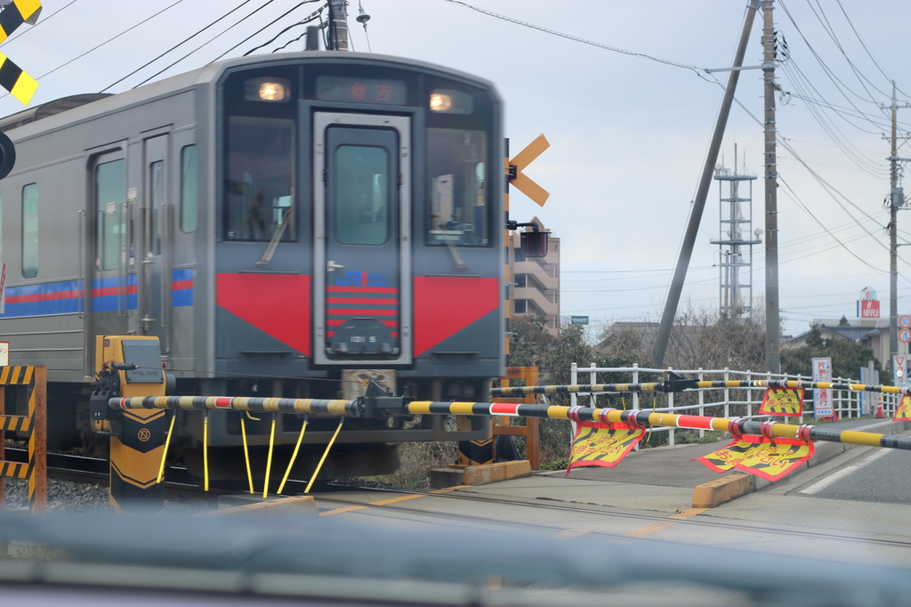 田舎の汽車撮ってみました