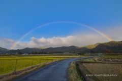 『you can see a rainbow.』
