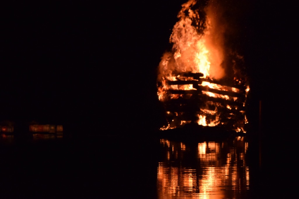 『大覚寺の送り火』