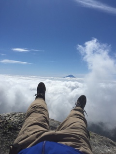 金峰山山頂からの富士山