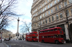 London bus - Trafalgar square