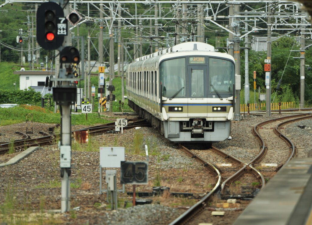 到着