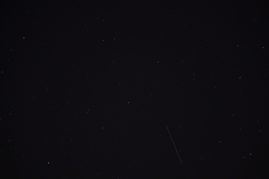 家から星