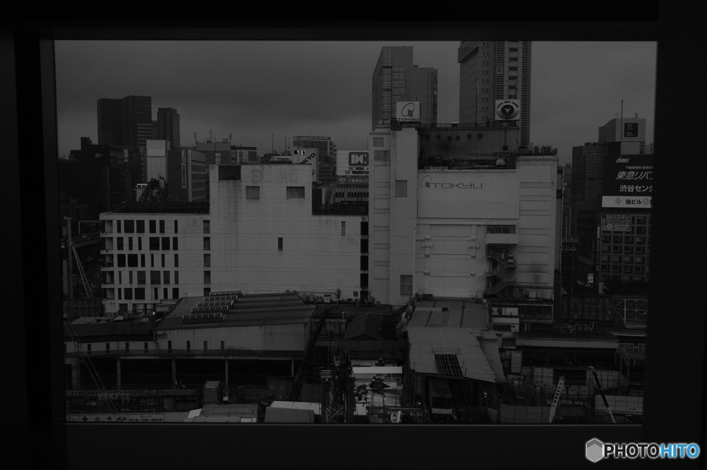 渋谷の風景画