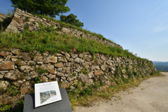 月山富田城の石垣