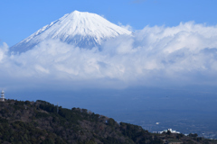 雲と富士山