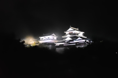 霧の松山城