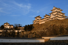 夕焼けの白鷺城