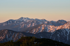 連なる山