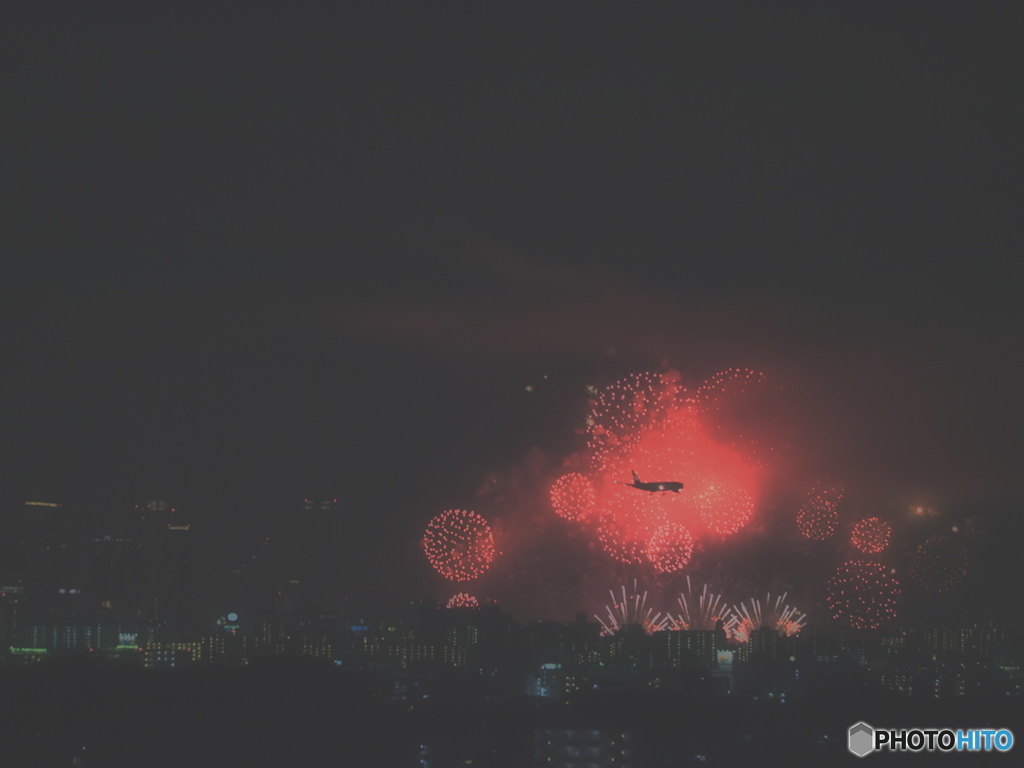 花火の夜。