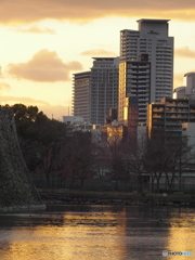 北外掘夕景。