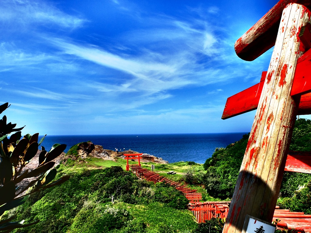 夏の元乃隅稲成神社