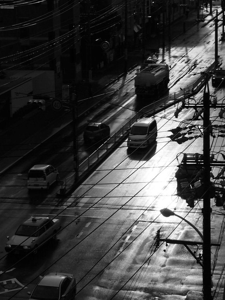 雨上がりの朝