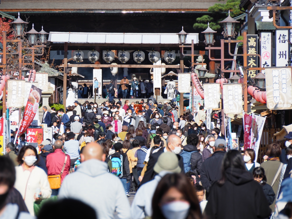 善光寺　コロナ明け
