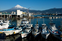 2013年「港からの富士景色」