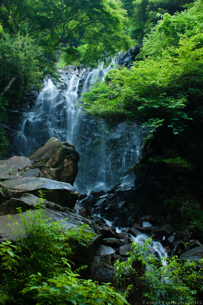 2014年「箱根山中の滝」