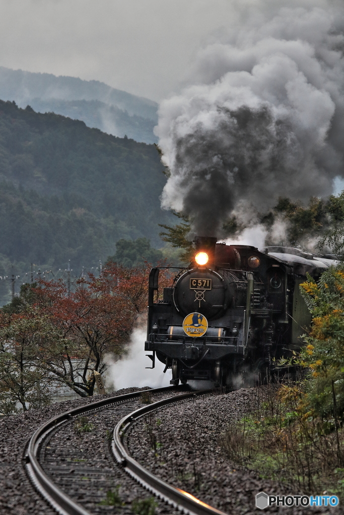 10月最終「長門峡駅発」