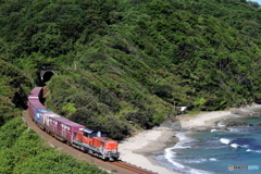 山陰海岸沿いを行く