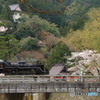 津和野大橋とSL