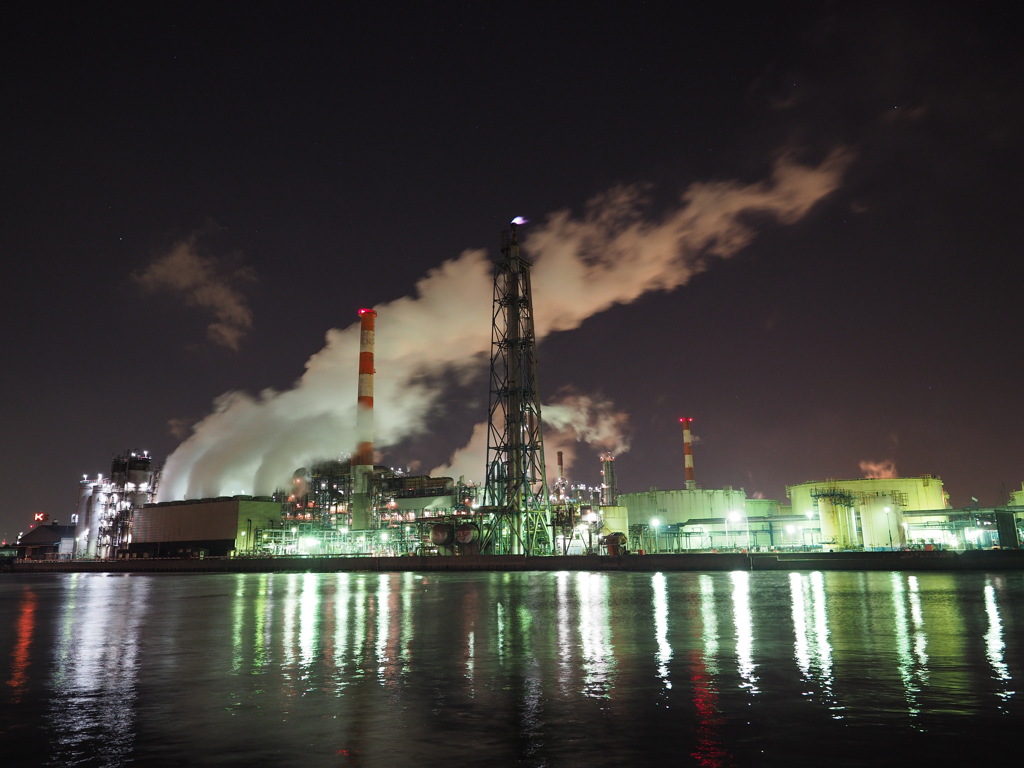 Factory Night view #1-1