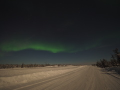 Aurora at Yellowknif, Canada