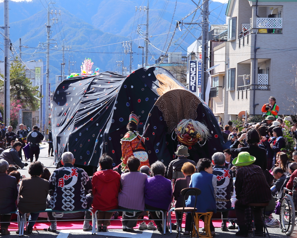 信州飯田お練り祭り東野大獅子”対峙＃3”