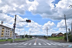 雲だらけの町