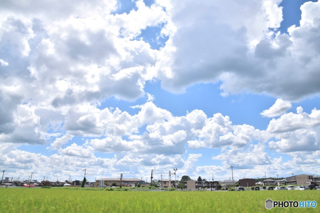 雲だらけ