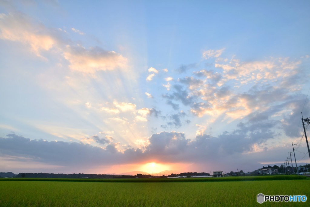 夕ヤケ