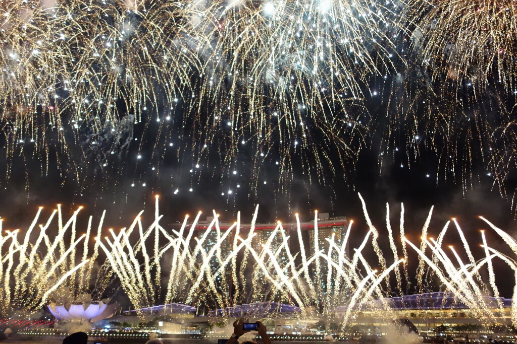 NDP2019 Fireworks rehearsal