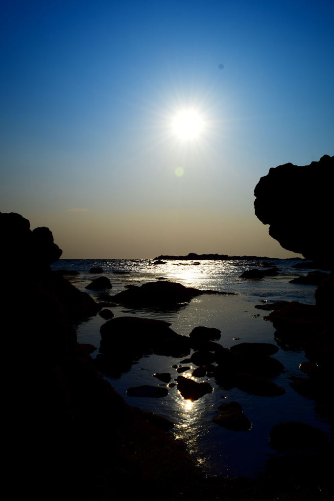 磯からの海