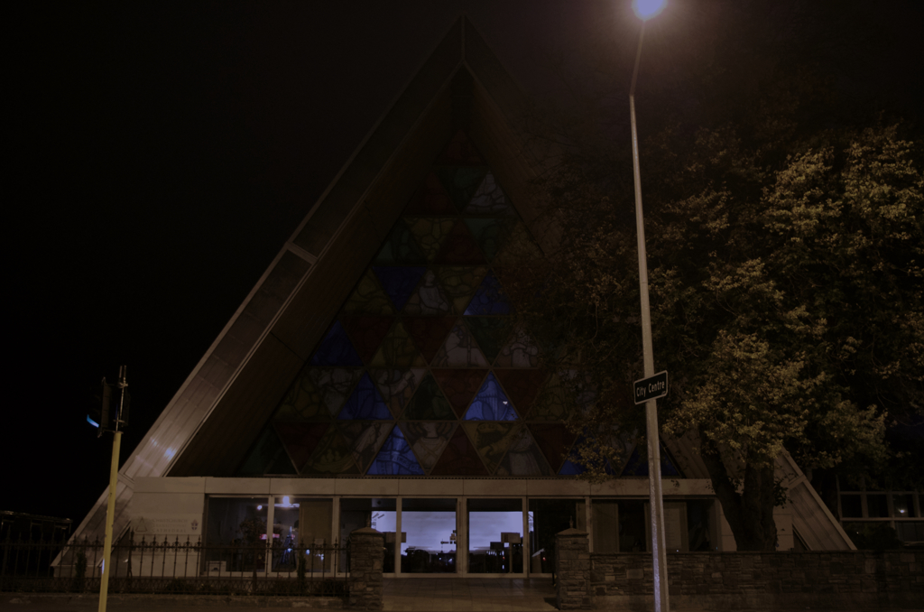 a card board church