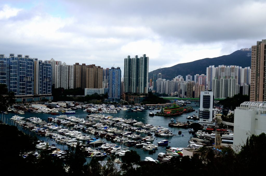 香港島　南朗山から香港仔