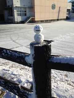 ミニ雪だるま