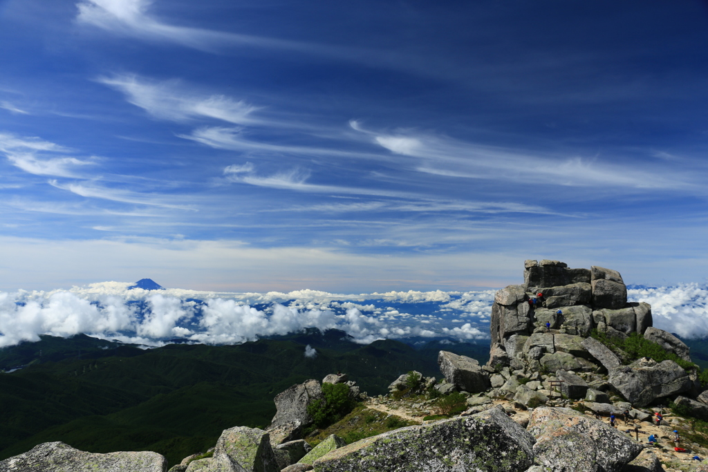 金峰山 頂上