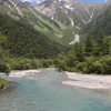 梓川と穂高連峰１