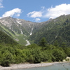 梓川と穂高連峰２