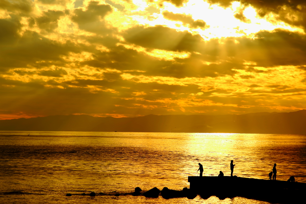 late afternoon