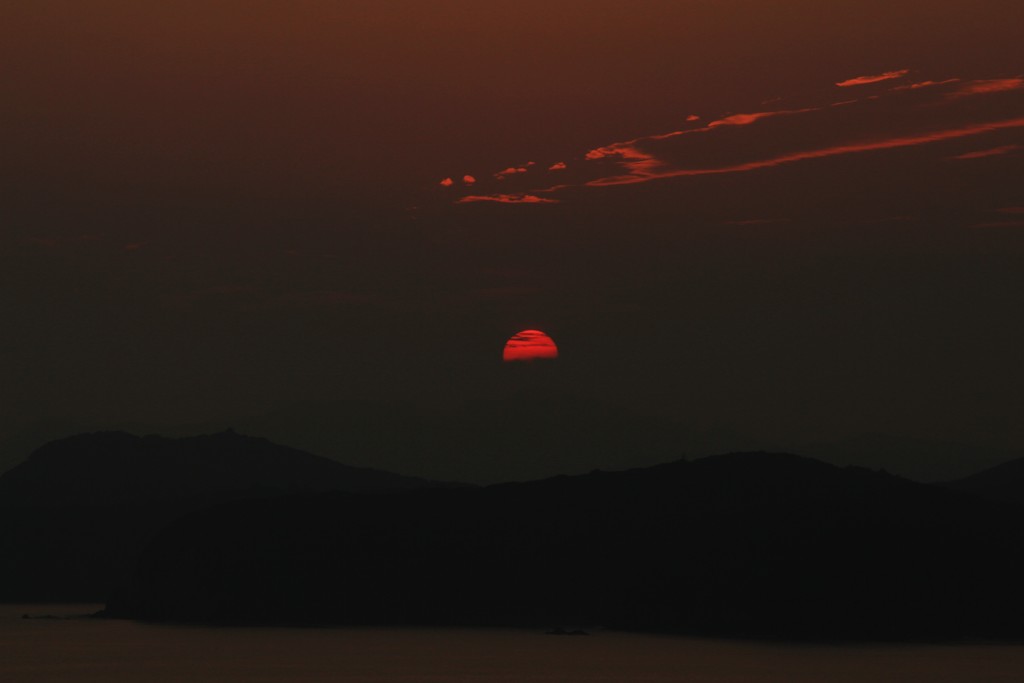 伊勢の夕暮れ