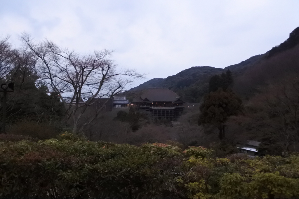 清水寺の朝