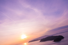 連なる友ヶ島と淡路島