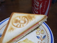 今日の朝ごはん